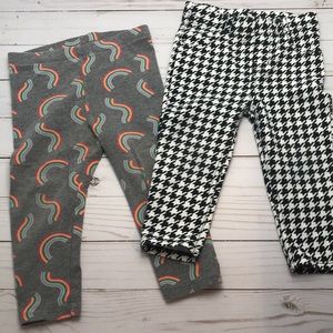 2 Pants Cat & Jack Rainbows, Garanimal houndstooth